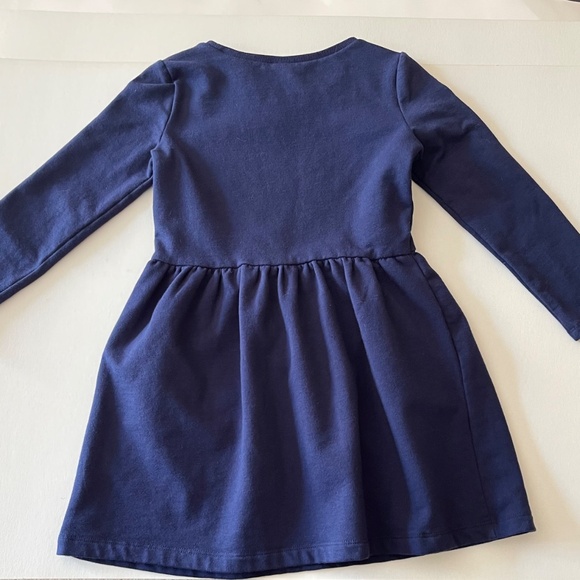 Carter’s blue long sleeve dress with sequin heart - Picture 8 of 8